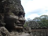 A Bayon Temple Face